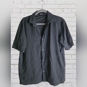 Mossimo Supply Co. Black Casual Button Down Shirt